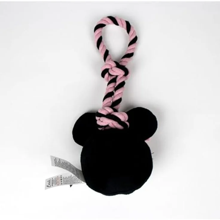 CERDÁ LIFE'S LITTLE MOMENTS Minnie Mouse Hundespielzeug mit Seil, interaktives Beiß- und Ziehspielzeug aus robusten Materialien, farbenfrohes Disney-Design – Bild 2