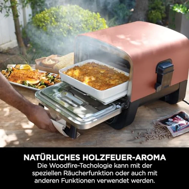 Ninja Woodfire Elektrischer Outdoor Ofen, Pizzaofen und Smoker OO101EU – Bild 9