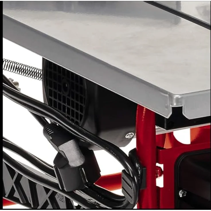 Einhell Tischkreissäge TC-TS 200 (max. 800 W, 200x16 mm Sägeblatt, wartungsarm und mobil, inkl. 45° Anschlag, Sägeblatt und Werkzeug, Spaltkeil, Schiebestock) – Bild 5