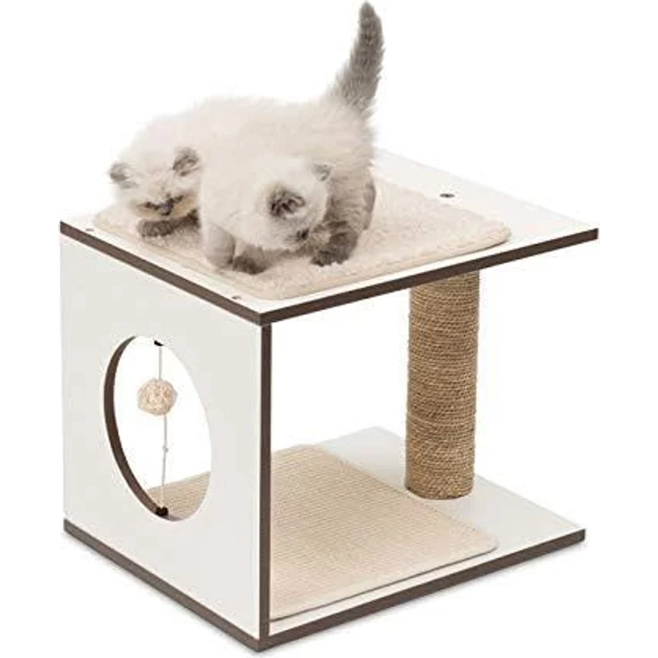 Catit Vesper Stool Möbelpfosten - 34 cm 500 g in feinem Material, ersatzteil zur Pflege der Nägel - Kratzbaumzubehör – Bild 4
