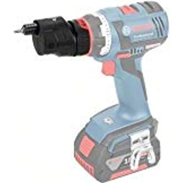 Bosch Professional GEA FC2 FlexiClick Exzenteraufsatz, 1/4" Universal-Bithalter für Akkuschrauber GSR 14,4 V-FC2 und GSR 18 V-FC2, kompaktes Design für enge Räume, 360° Positionierung – Bild 1