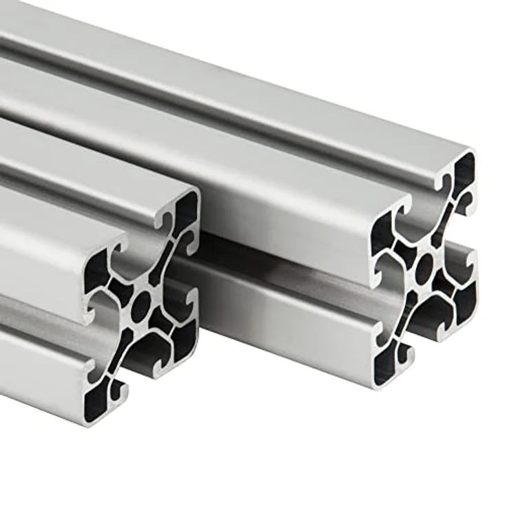 SCHMIDT systemprofile 1400mm Aluminium Profil 40x40mm Nut 8 Strebenprofil eloxiert 4040 Alu Konstruktionsprofil – Bild 3