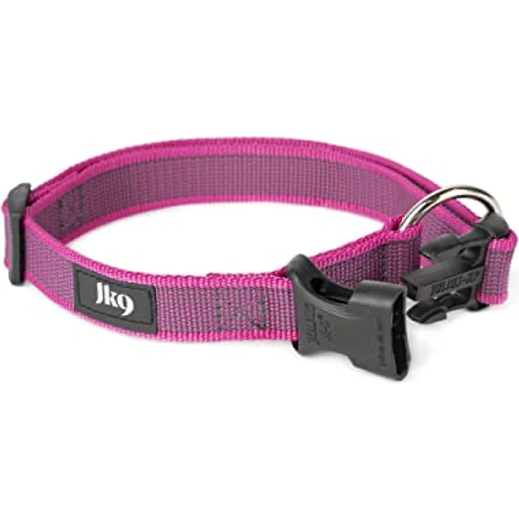 JULIUS K-9 225CG-PN Color und Gray Halsband, 25mm x 39 - 65 cm, verstellbar, rosa-grau – Bild 2