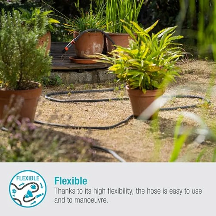 Gardena Textilschlauch Liano Life 1/2", 30 m Set – Bild 4