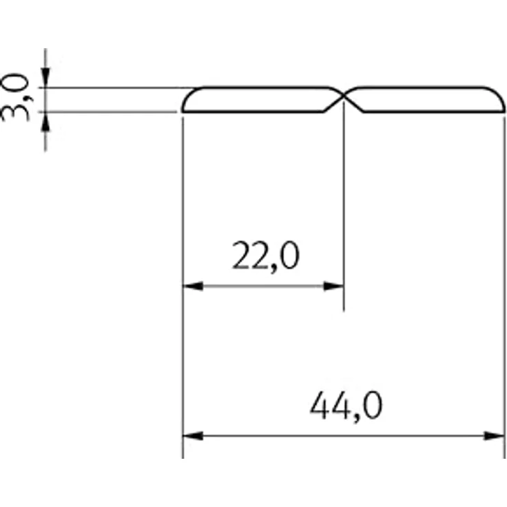 EGGER Faltleiste 'DecoWall FL537', flexible schwarze Übergangs- und Abschlussleiste, 2400 x 22 x 22 mm – Bild 8