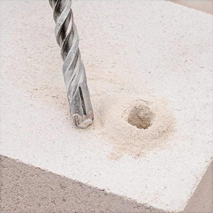 STIER Hammerbohrer Premium, 4-schneidig, Hartmetall Spitze, SDS-plus, präzises und schnelles Bohren, Beton Stein, 12 x 160 mm, 10 Stück, Schwerst Einsatz – Bild 4