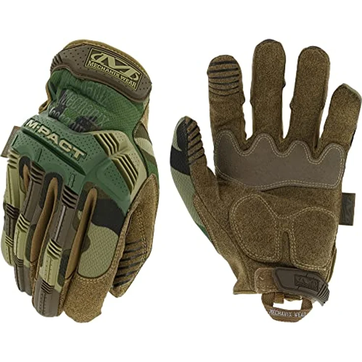 Mechanix Wear: M-Pact Taktische Handschuhe sicherer Passform, Touchscreen-fähige Schutzhandschuhe für Herren, Arbeitshandschuhe mit Aufprallschutz und Vibrationsdämpfung (Camouflage – MultiCam, Large) – Bild 1