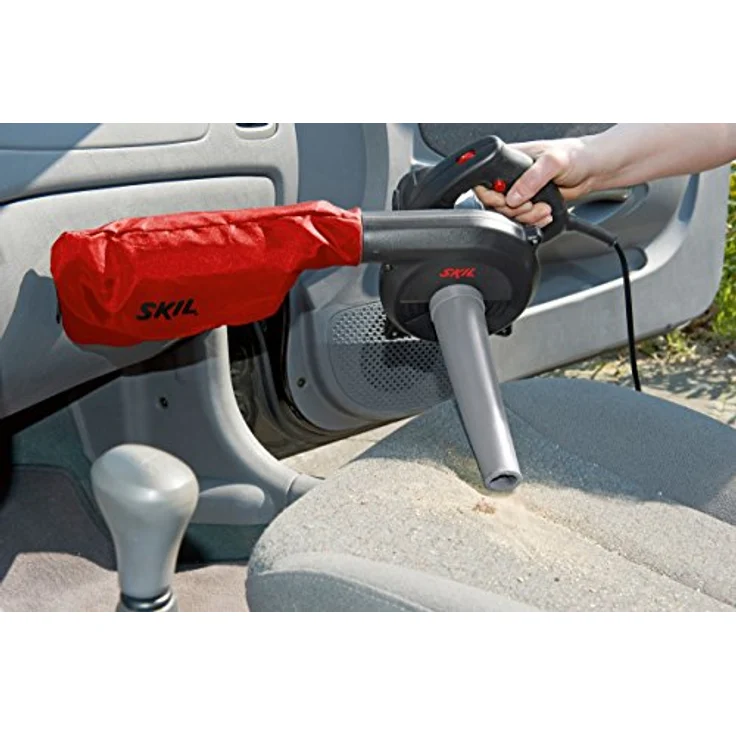 Skil Bläser 8600 AA Handgebläse 620W, Blasgerät + Staubbeutel, Universal Gebläse – Bild 5