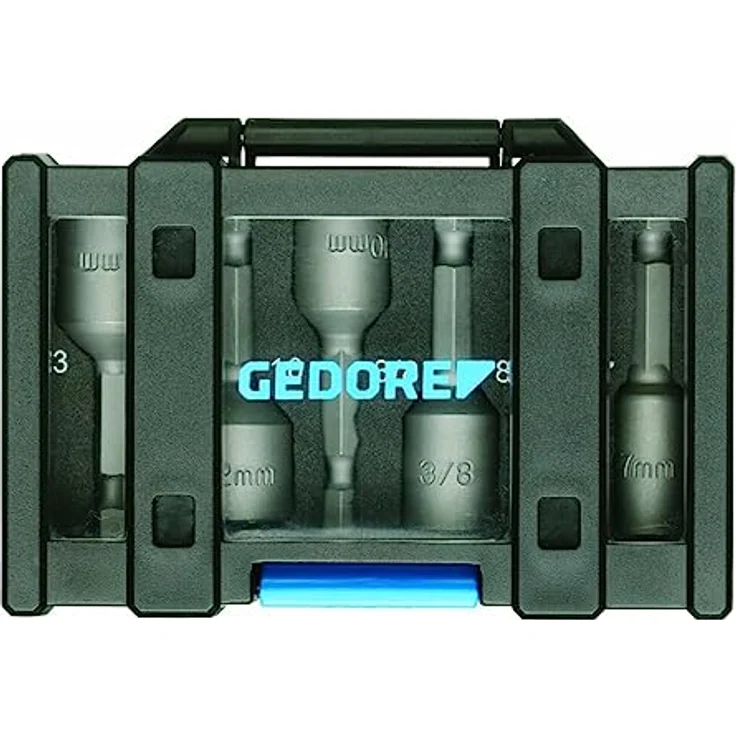 Gedore 666-006 2993244 Bit-Set, 6-teilig mit Steckschlüsseleinsätzen und Magnet für beschädigungsfreies Arbeiten – Bild 2