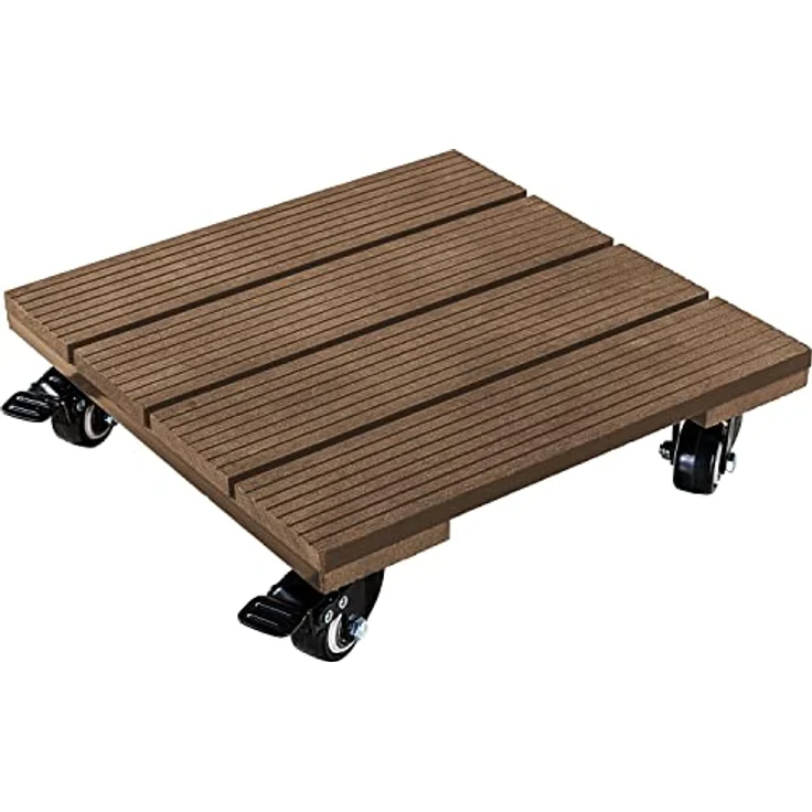 Stilista WPC Pflanzenroller, Eckig, Schwarz – Bild 2