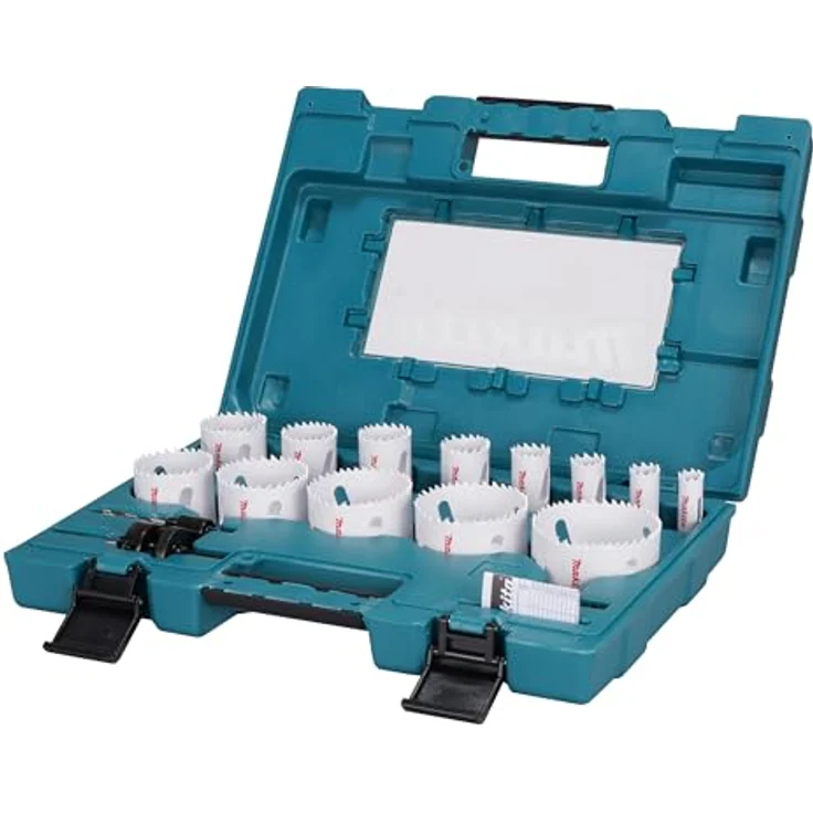 Makita D-63993 Bi-Metall Lochsägen-Set 16tlg 40 mm Länge Zentrierbohrer – Bild 3