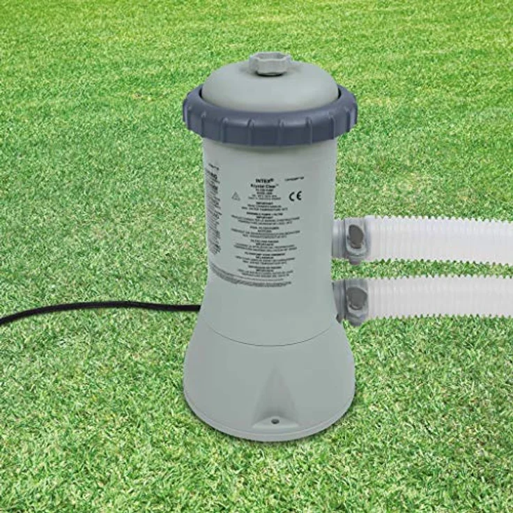 Intex 28638 Filteranlage und 1 Kartusche Filterpumpe 3.785 l/h Schwimmbad Pumpe – Bild 2