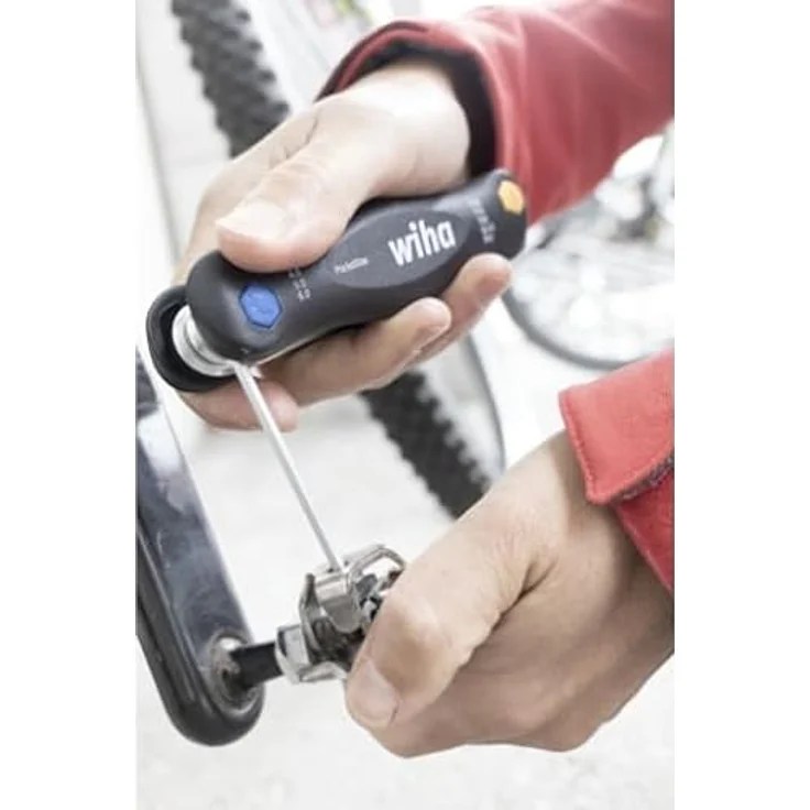 Wiha Multitool PocketStar Sechskant 7-tlg. (23035), per Tastendruck, schneller Zugriff, als Längs- und Quergriff einsetzbar, sicher verstaut, all-in-one Werkzeug – Bild 8