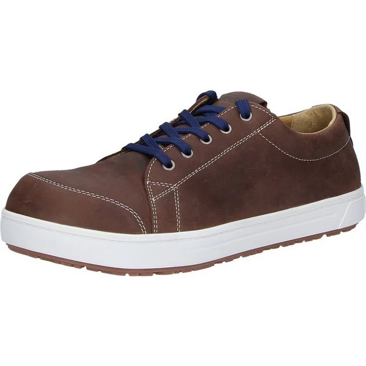 "Birkenstock QS 500 Arbeitsschuh, Sicherheitsschuh mit Stahlkappe und rutschhemmender Laufsohle, braun" – Bild 1