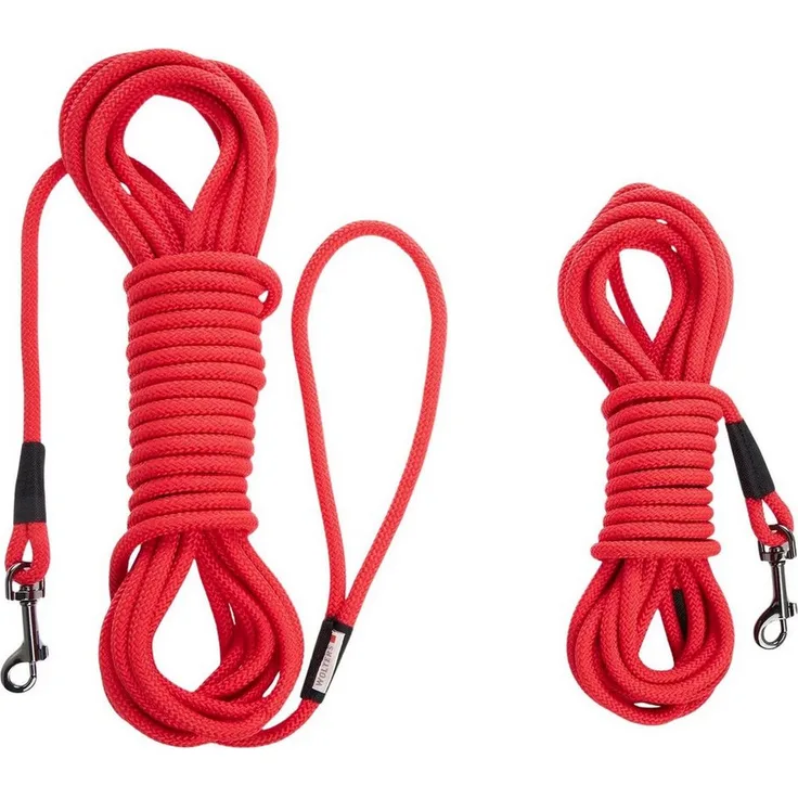 Wolters watchout Schwimmleine, 6/10 Meter lange Schleppleine für Hunde, schwimmfähig, rot