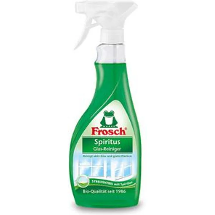 Frosch 013676 Spiritus, 500ml Bio-Qualität, Glasreiniger