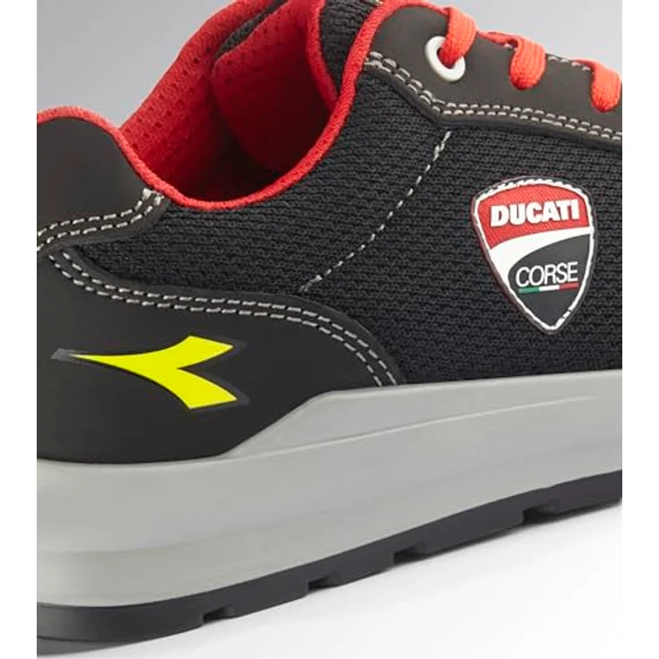 Diadora SPEEDY Race Low 181702 S1PS, Sicherheitsschuhe mit Stahlkappe, schwarz-grau, Größe 40 – Bild 3