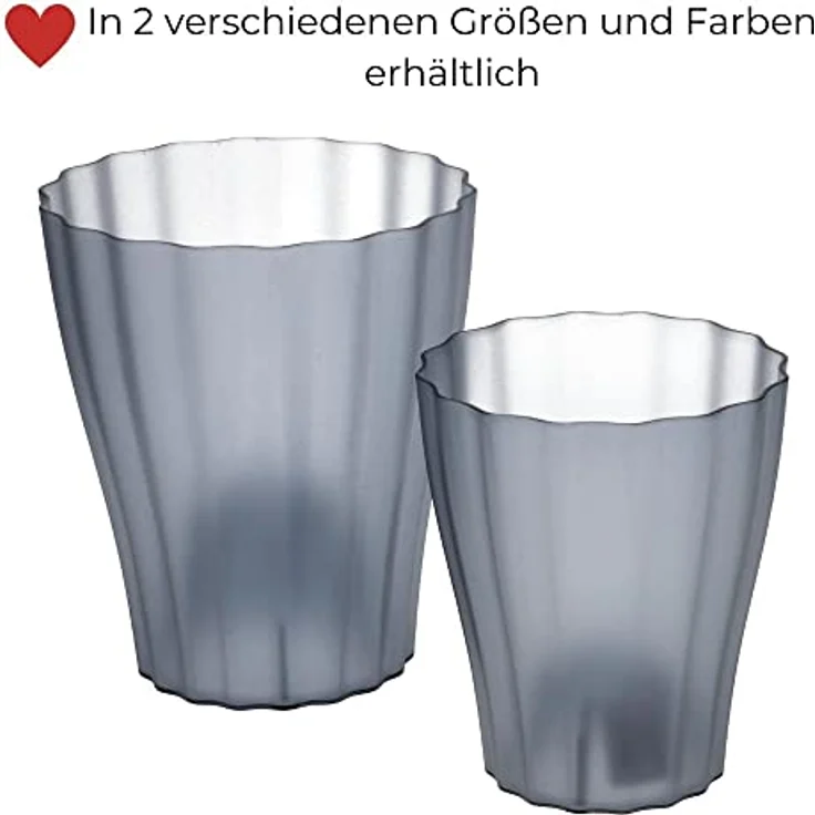 Orchideentopf Ola Ø 13 cm Glas – Bild 5