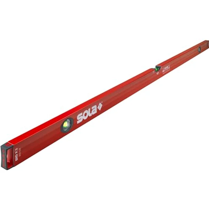 Wasserwaage BIG X 200cm Alu.rot ± 0,5mm-m SOLA – Bild 2