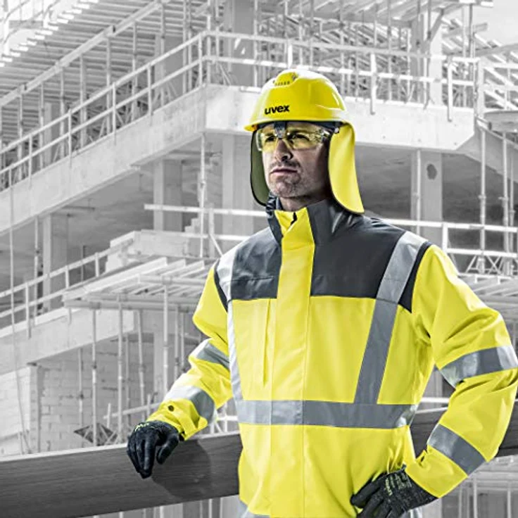 Uvex 9772534 Schutzhelm für die Baustelle - Bauhelm für Erwachsene - Dunkelblau – Bild 4