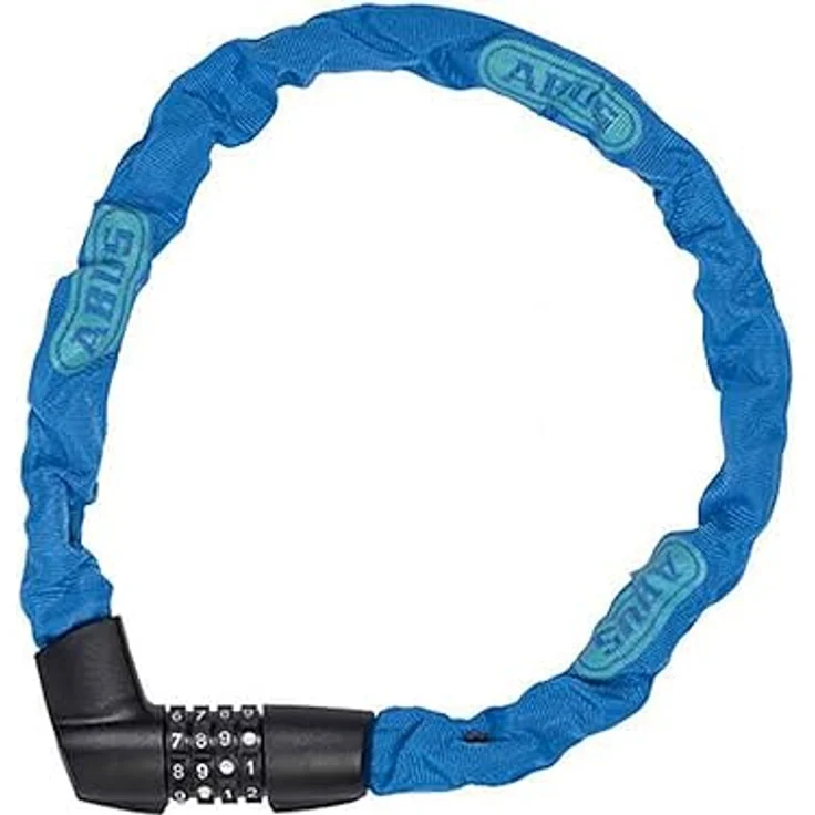 Abus Tresor-Chain 1385-75 Fahrrad Kettenschloss Sicherheitslevel 7 neon blue – Bild 2
