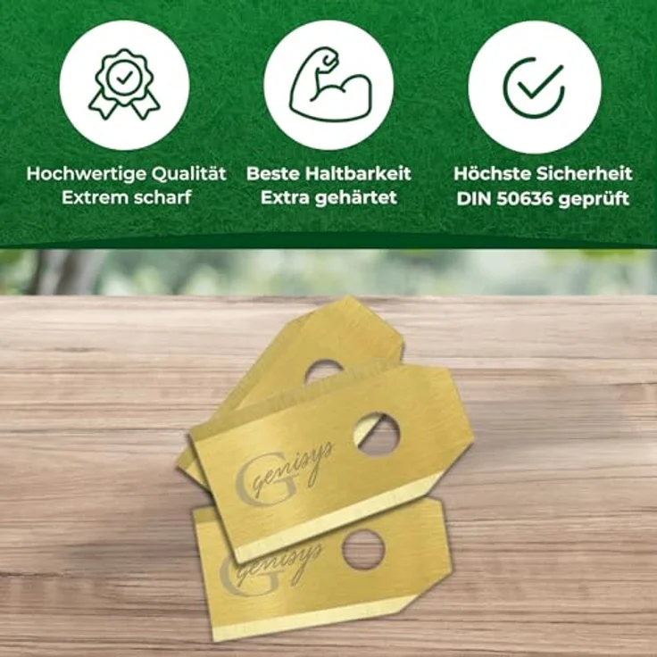 Genisys 30 Titan Ersatz-Messer Qualitäts-Klingen 0,75mm Yardforce SC 600 Eco SC600-Eco SA 900 SA900 SA 600 H SA600H – Bild 3