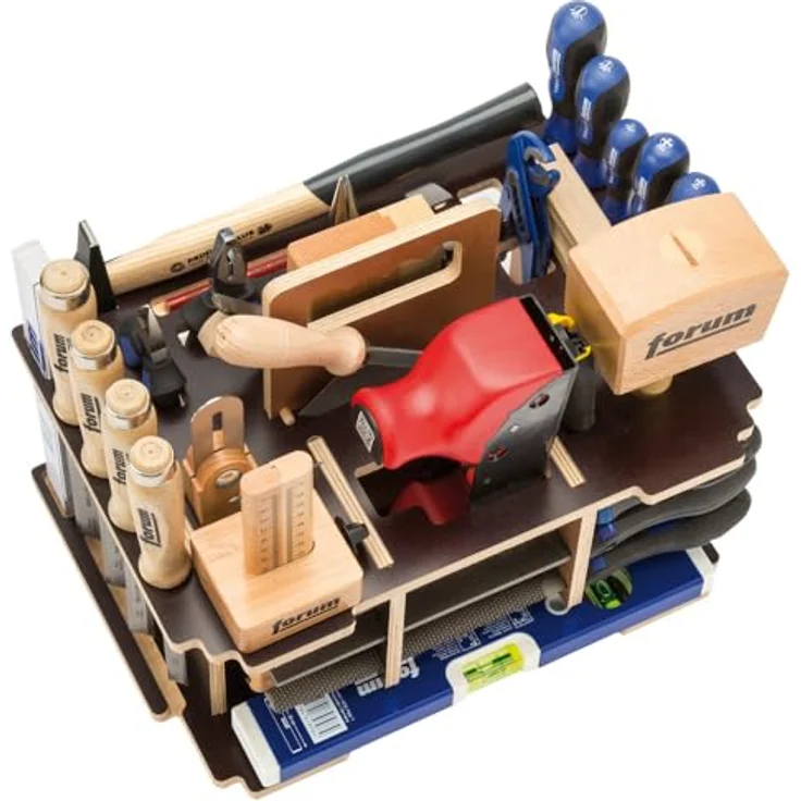 Forum Professional Solutions Werkzeug-Systainer für Holzbearbeitung, 31-teilig mit herausnehmbarem Werkzeugträger aus Multiplex – Bild 2