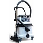 DeTec Industriesauger mit Klopffunktion und Fernbedienung | Bausauger 1600W | Nasssauger 40L Tank 230V inkl. Druckluftanschluss und Steckdose | Industriestaubsauger Autostart Funktion | Nass-Trockensauger