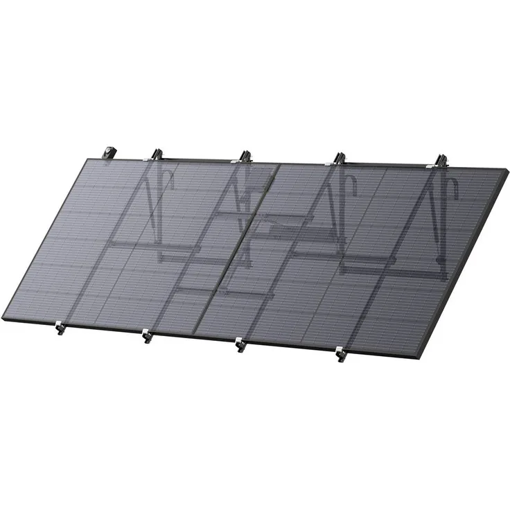 ECOFLOW EFA-BKSINGLETRACKER2-B-EU, Single Axis Solar Tracker Modulhalterung mit automatischer Ausrichtung und App-Steuerung