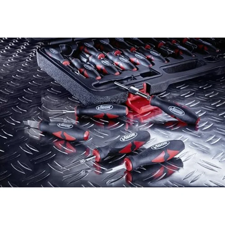 VIGOR Kabelentriegelungs-Werkzeug Satz, 23-teilig, beschädigungsfreies Entriegeln für Kfz-Elektriker und Mechatroniker – Bild 4