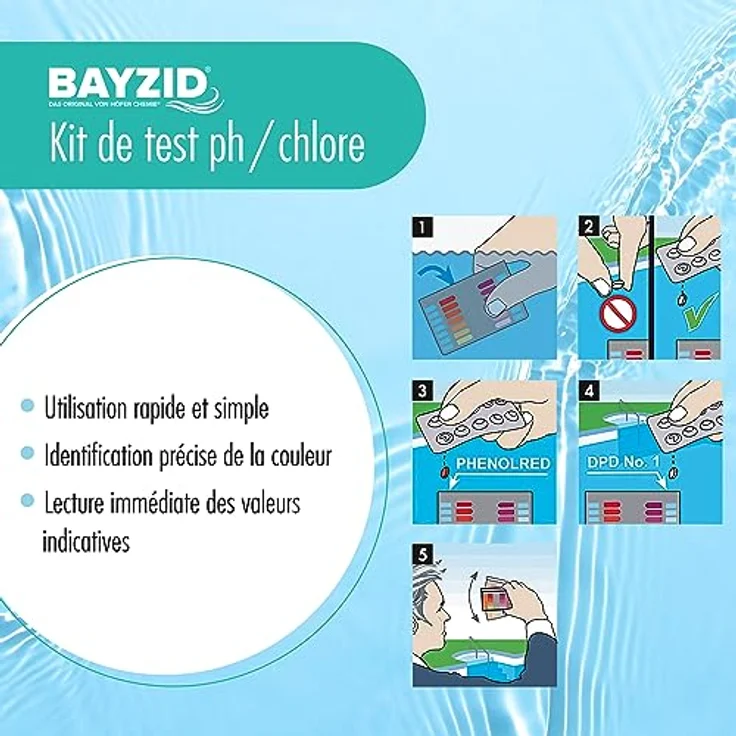 Test-Kit zur optimalen Messung des Chlorgehalts und pH-Werts – Bild 6