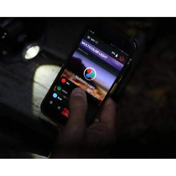 Ledlenser MH11, Stirnlampe mit 750 lm, aufladbar, Bluetooth, Boost Modus, magnetisches Ladekabel, Aluminium Kühlkörper, RGB-Frontlicht, Batteriestatusanzeige – Bild 7