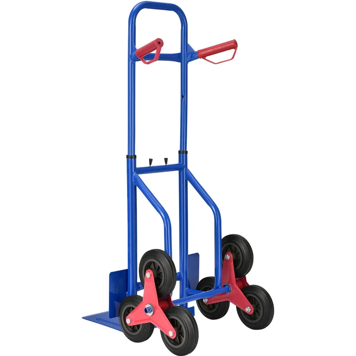 Juskys Treppensackkarre klappbar | 100 kg belastbar | Hartgummireifen | Kunststoff Griffe | Stahl – Bild 8