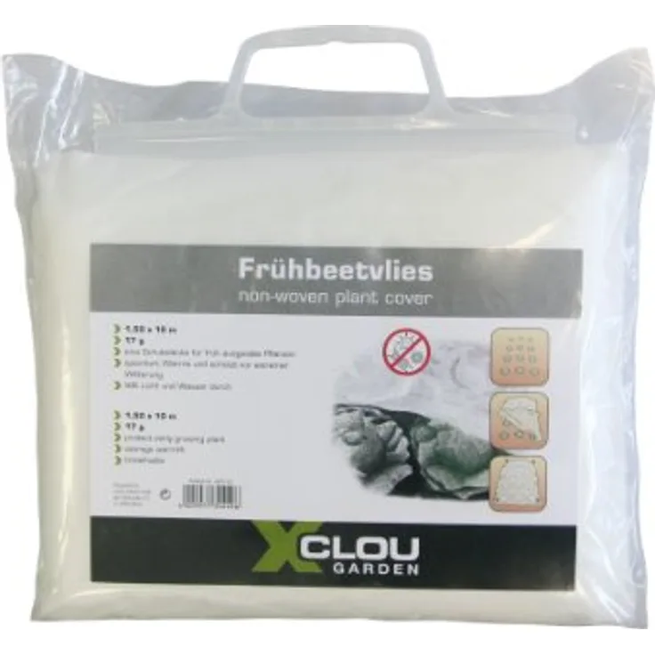 Testrut Wiethoff GmbH XCLOU GARDEN Gartenvlies, Pflanzenschutzvlies, 1,5 x 10 m