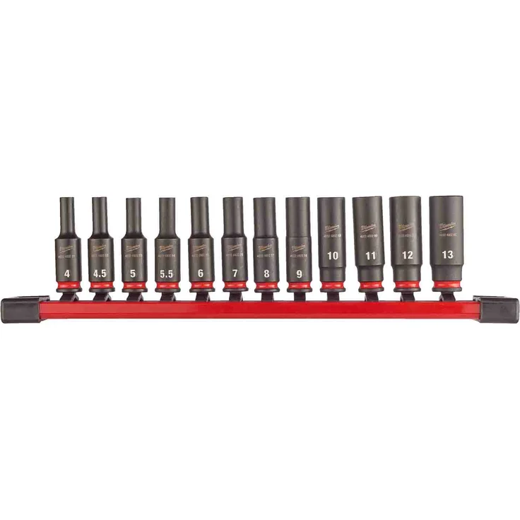 Milwaukee Schlagnuss-Set 4932480453 Shockwave f??r Schlagschrauber 1/4" Vierkant, 4-13mm 20-teilig
