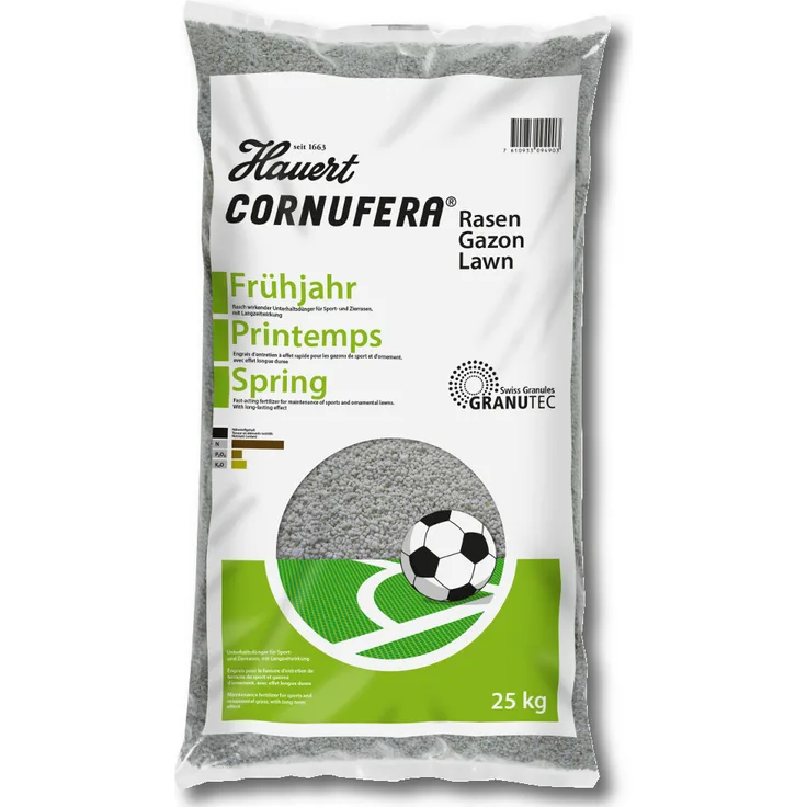 Hauert Cornufera® Frühjahr Rasendünger, 25 kg