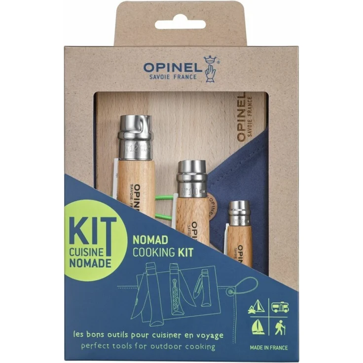Opinel Outdoorset Nomad zum Kochen Freizeitmesser – Bild 3
