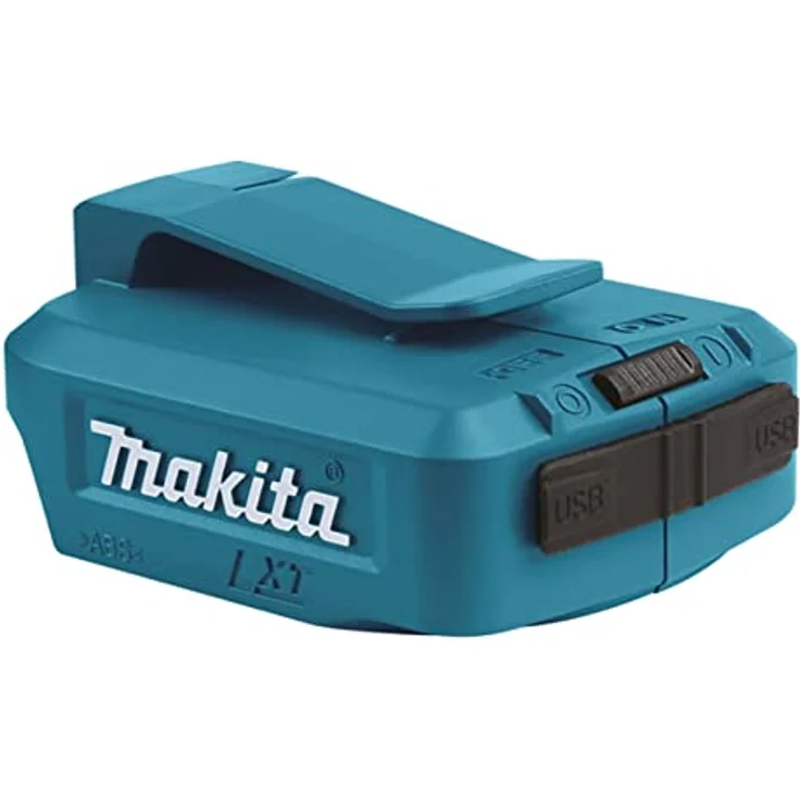 Makita DECADP05 Akku-USB-Adapter, 2 USB-Ausgänge für 14,4 V und 18 V Li-Ion Akkus, ohne Akku, ohne Ladegerät – Bild 2