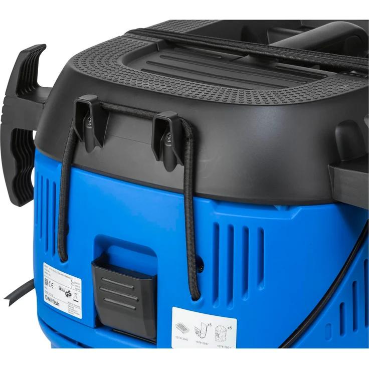 Nilfisk 107412103 Naß- Trockensauger Attix 33-2L IC, automatisches Filterabreinigungssystem, (1400 W, 230 V), blau Beutel 30 Liter – Bild 4