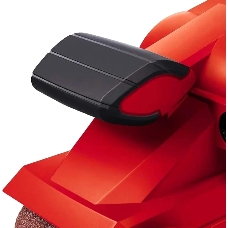 Einhell Bandschleifer TC-BS 8038 (800 W, 76x142 mm Schleiffläche, 380 min.-1 keramische Schutz-Einlage, Zusatzhandgriff, integrierte Staubabsaugung, inkl. Schleifband) – Bild 3