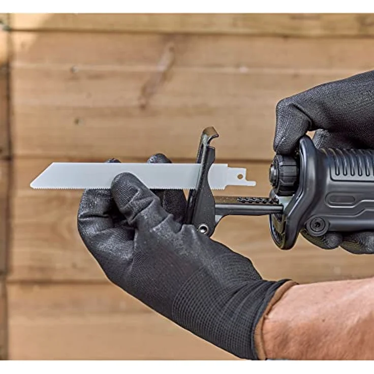Black und Decker 750 W Säbelsäge BES301 20 mm Hublänge für schnelle Schnitte in Holz Metall & Kunststoff – Bild 5