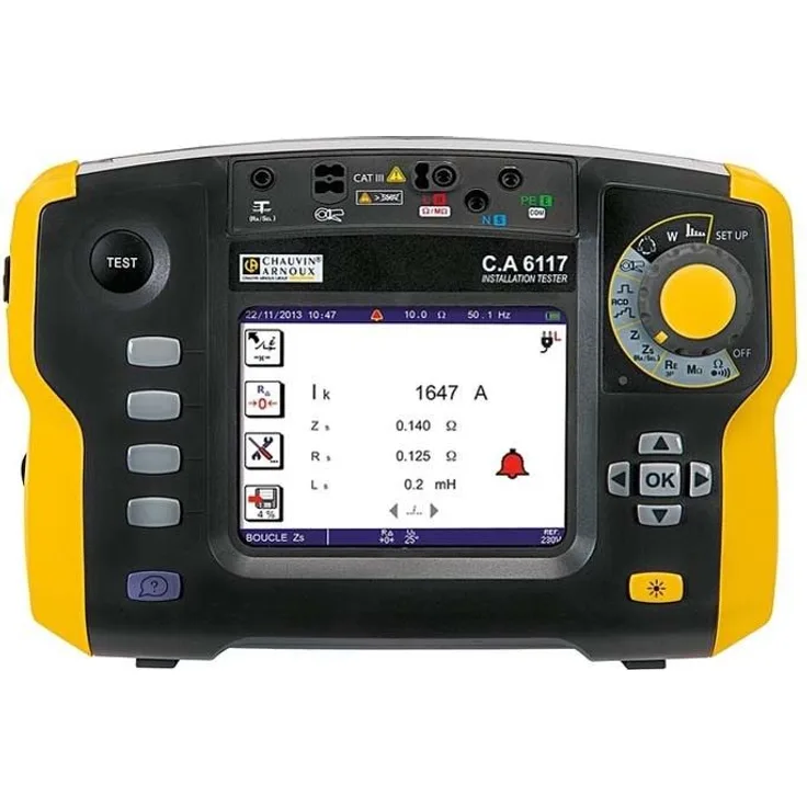 CHAUVIN ARNOUX Installationstester C.A6117m.Dataview-SW