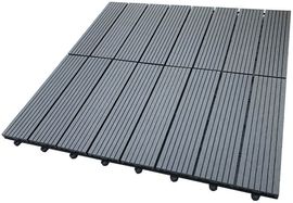 HOME DELUXE WPC Holzfliesen BAVARO – Anthrazit