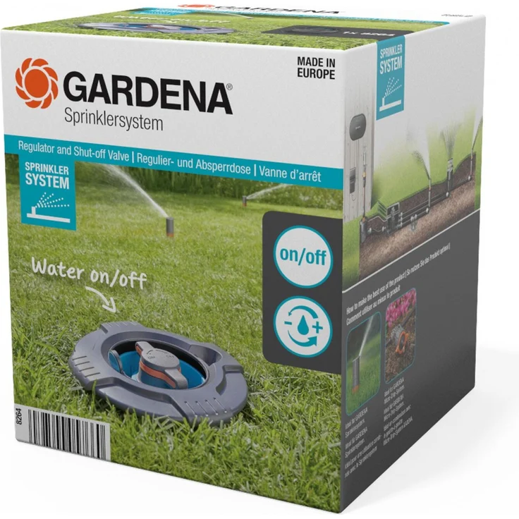 GARDENA Sprinklersystem Regulier- und Absperrdose 19mm (3/4'') AG 08264-20 – Bild 1