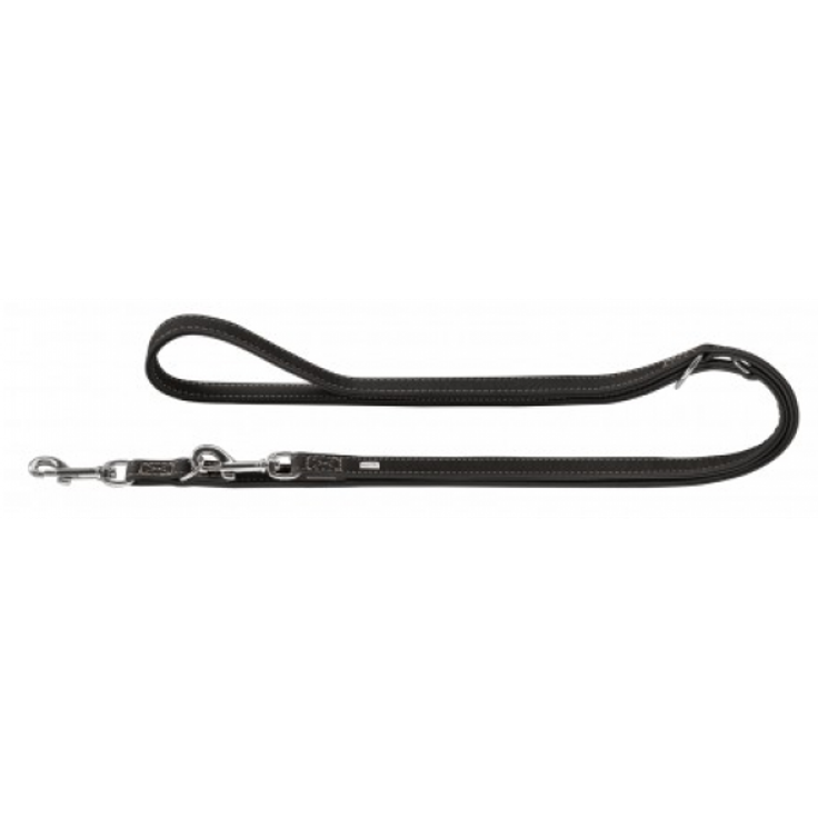 Hunter Hunde-Leine verstellbar Hunting schwarz 13-200
