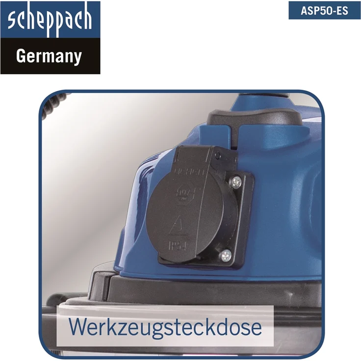 Scheppach Nass und Trockensauger ASP50-ES Nasssauger Staubsauger | 1400 W Leistung | 50 l Behälter | Einschaltautomatik | inkl. Zubehör – Bild 4