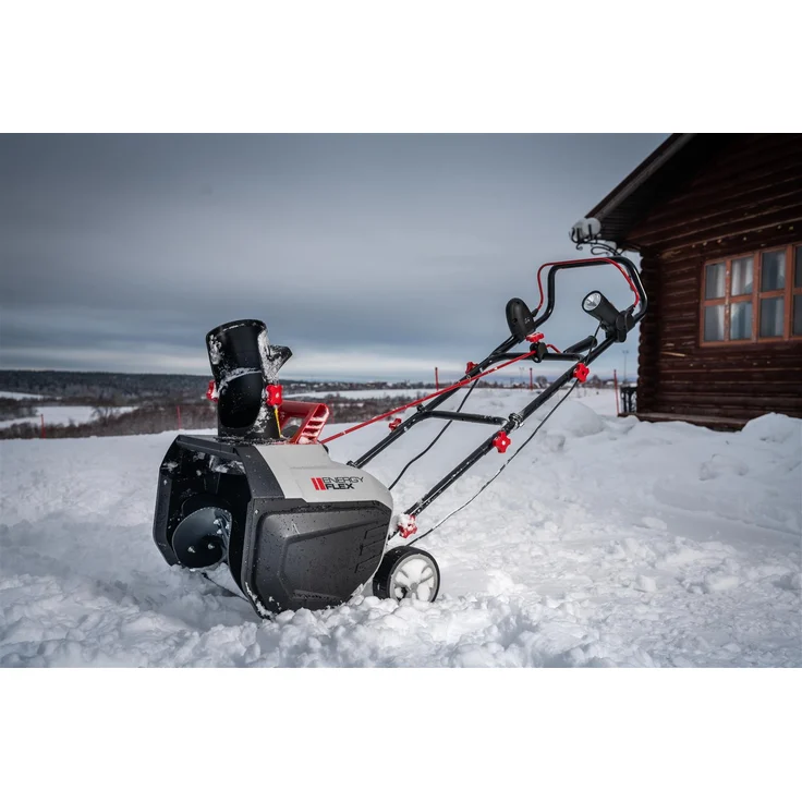 AL-KO Akku-Schneefräse ST 4048 Energy Flex, 48 cm Räumbreite, 20 cm Einzugshöhe, für Flächen bis zu 200 qm, verstellbarer Auswurfkanal, inkl. LED Scheinwerfer Schneefräse, ohne Akku, ohne Ladegerät, 13,5 kg – Bild 5
