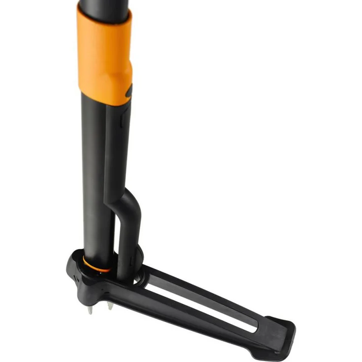 Fiskars Unkrautstecher, Länge: 1 m, Rostfreie Stahl-Arme-Kunststoff-Griff, Schwarz-Orange, Xact, 1020126 – Bild 2