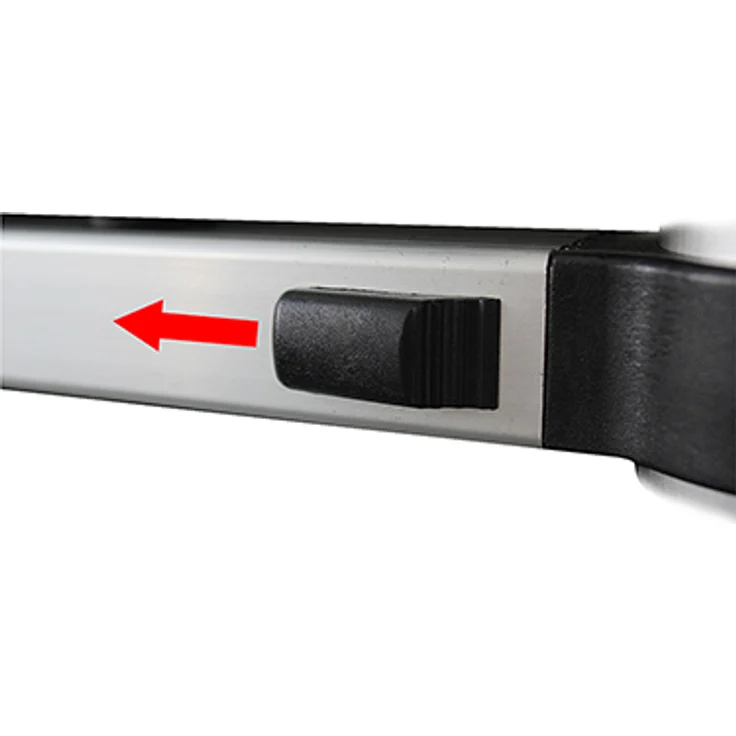 Eaxus Teleskopleiter aus Alu, ausziehbar bis 3,8m, max. 150kg Belastbarkeit – Bild 4