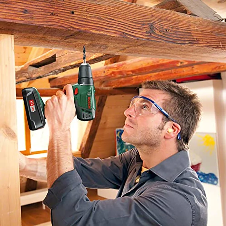 Bosch Akku Bohrschrauber PSR 1800 LI-2 18 V, 2x Akku + Systemkoffer – Bild 5